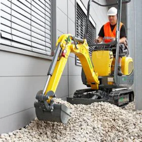 alquiler miniexcavadora