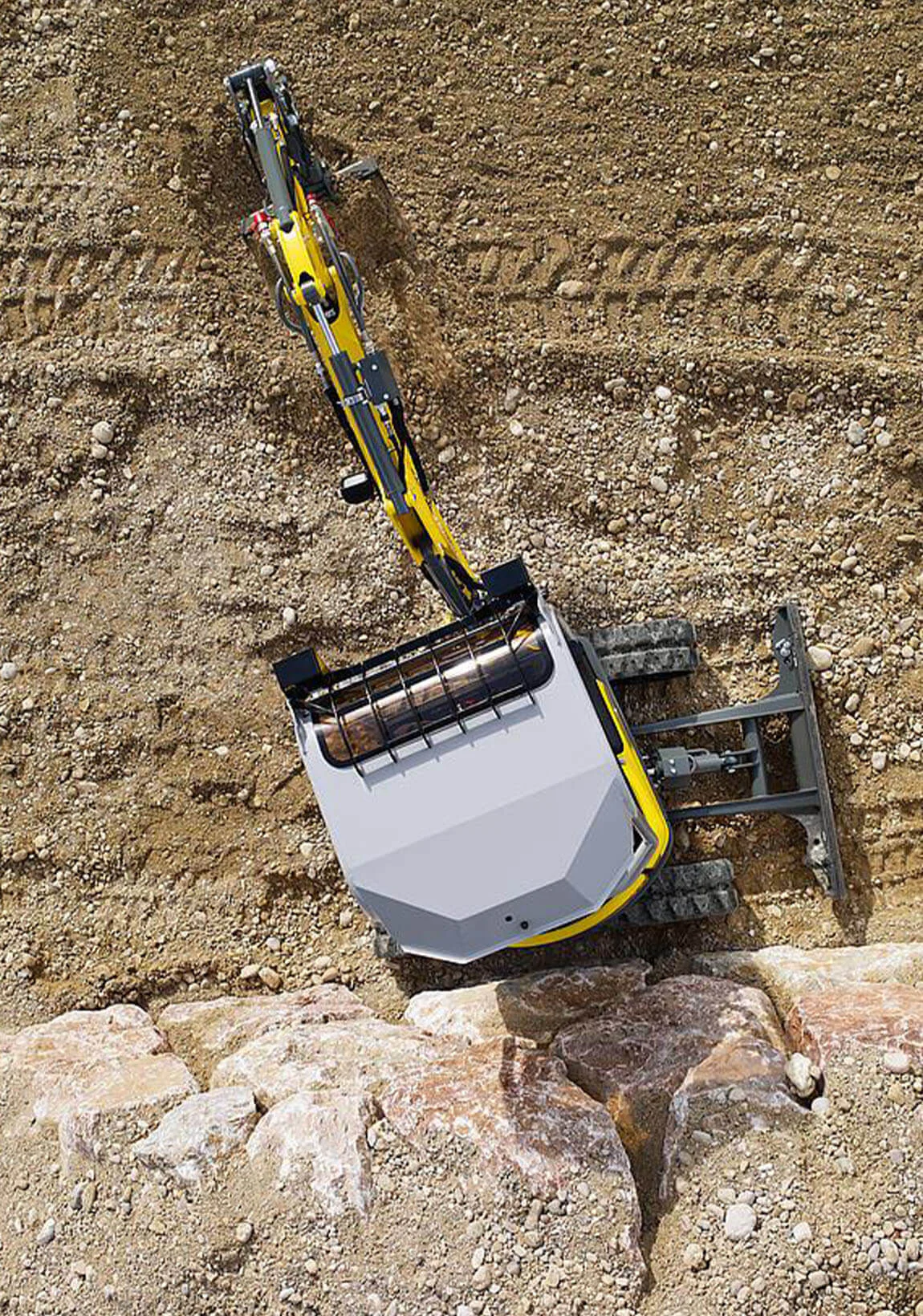 Alquiler de Mini excavadora 1700 Kg Wacker Neuson EZ17 para particulares