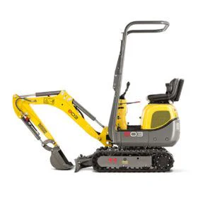 Mini excavadora 1000 kg