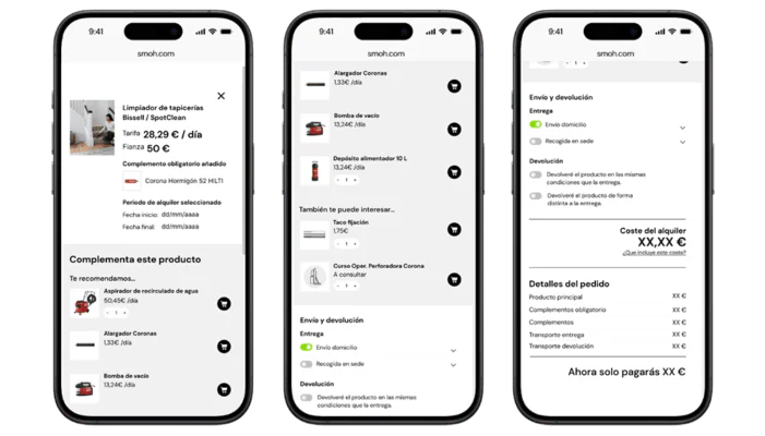 Smoh hace fácil el alquiler de herramientas para particulares