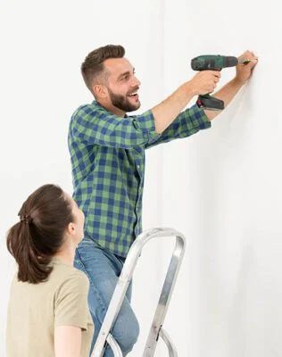 Alquiler de herramientas para colocar estanterías flotantes
