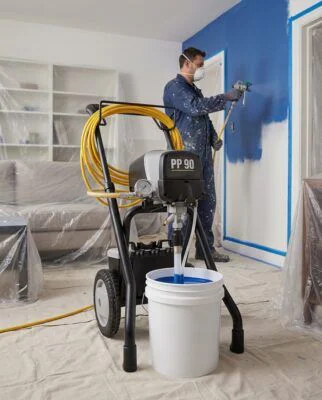Pistola de pintura lista para alquilar en Smoh para proyectos de pintura en casa