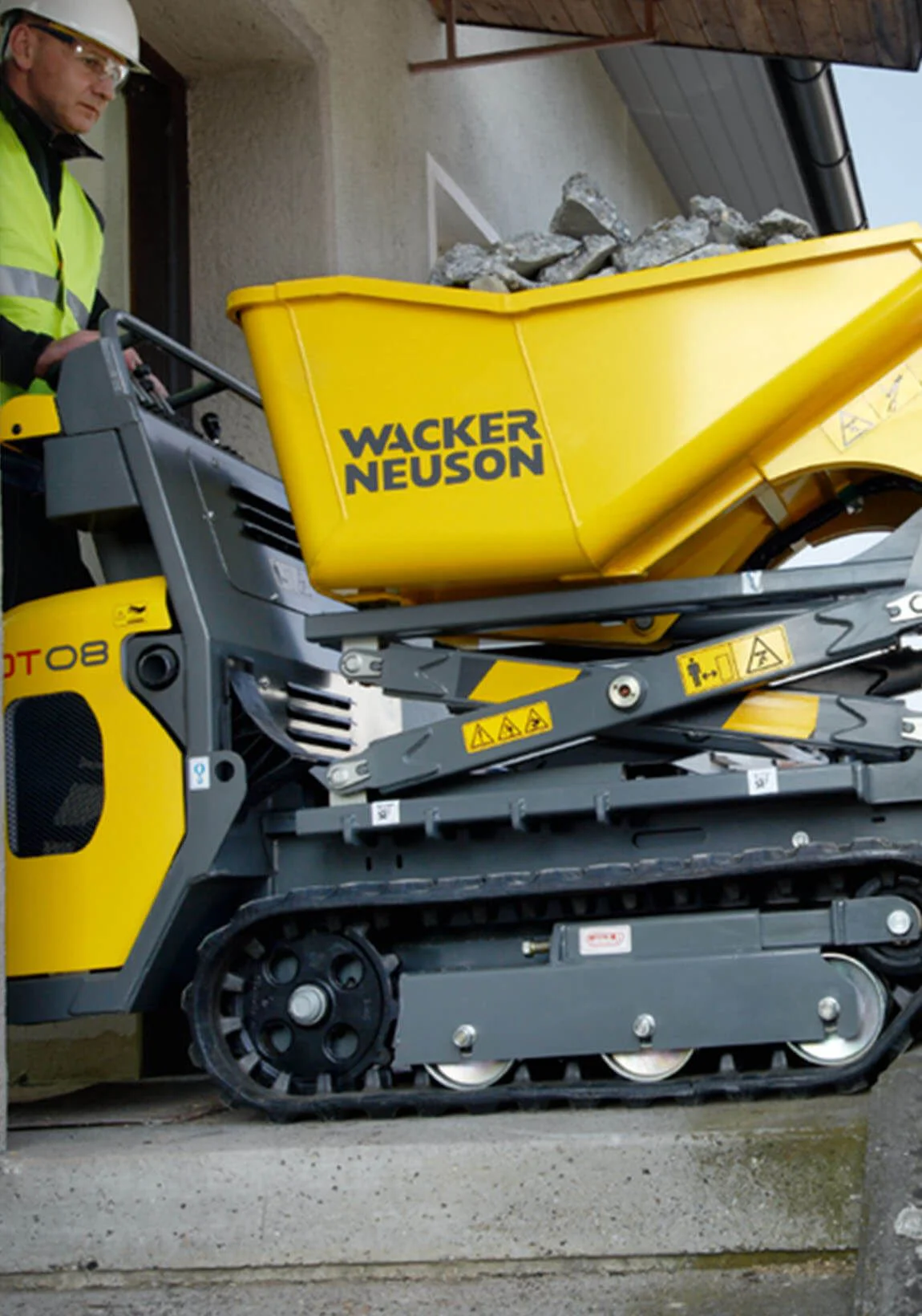 Alquiler de Dumper oruga 800 kg para particulares