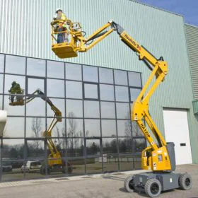 Alquiler de brazo articulado diésel 12 m para particulares