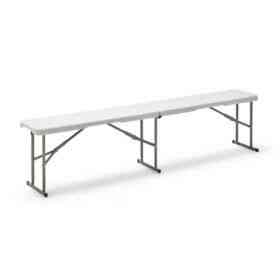 Banco plegable rectangular