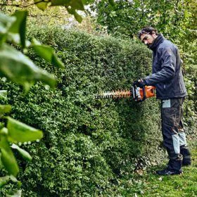Alquiler de cortasetos a batería Stihl para particulares