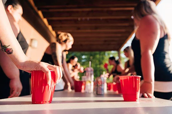beerpong fiesta en casa